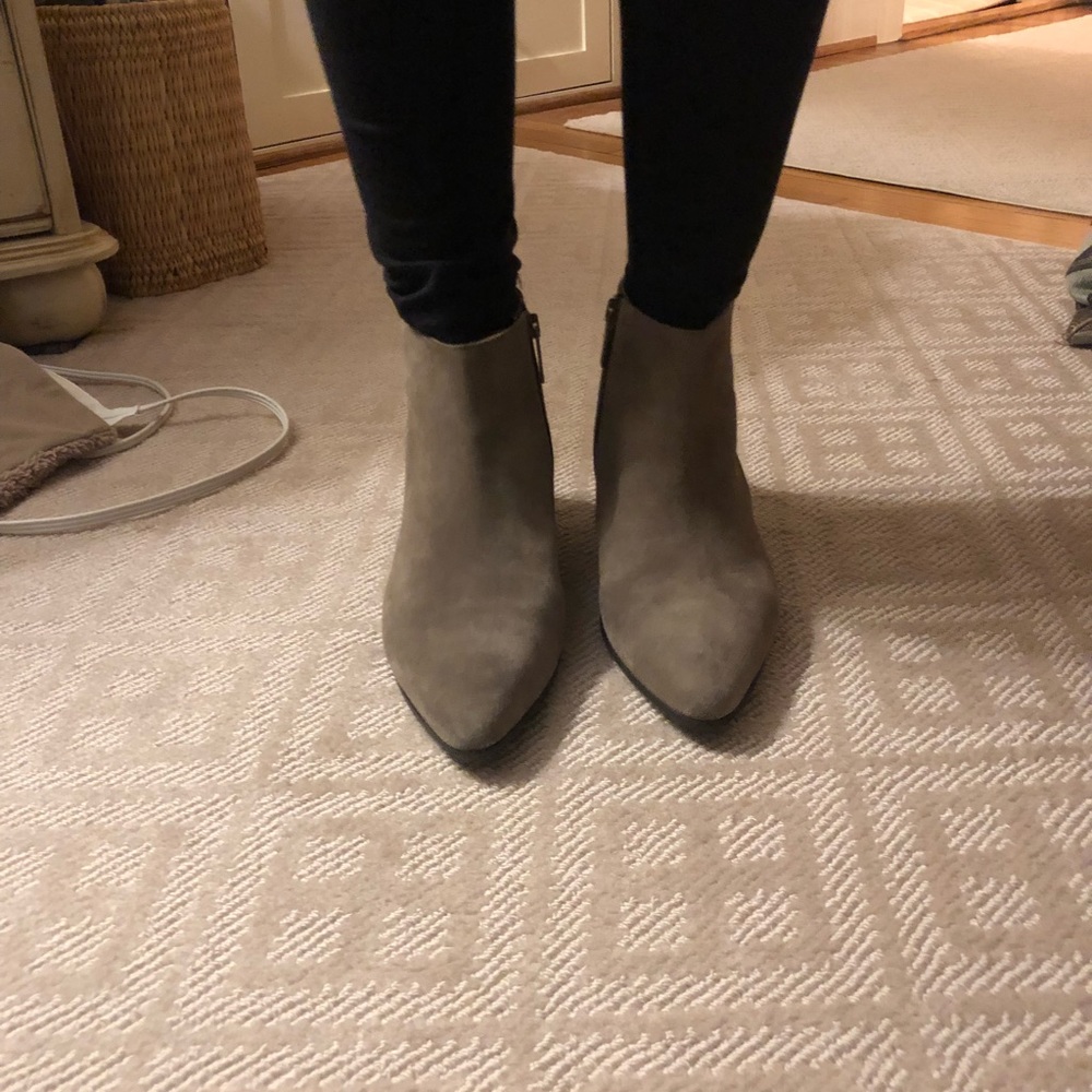 Aquatalia suede booties